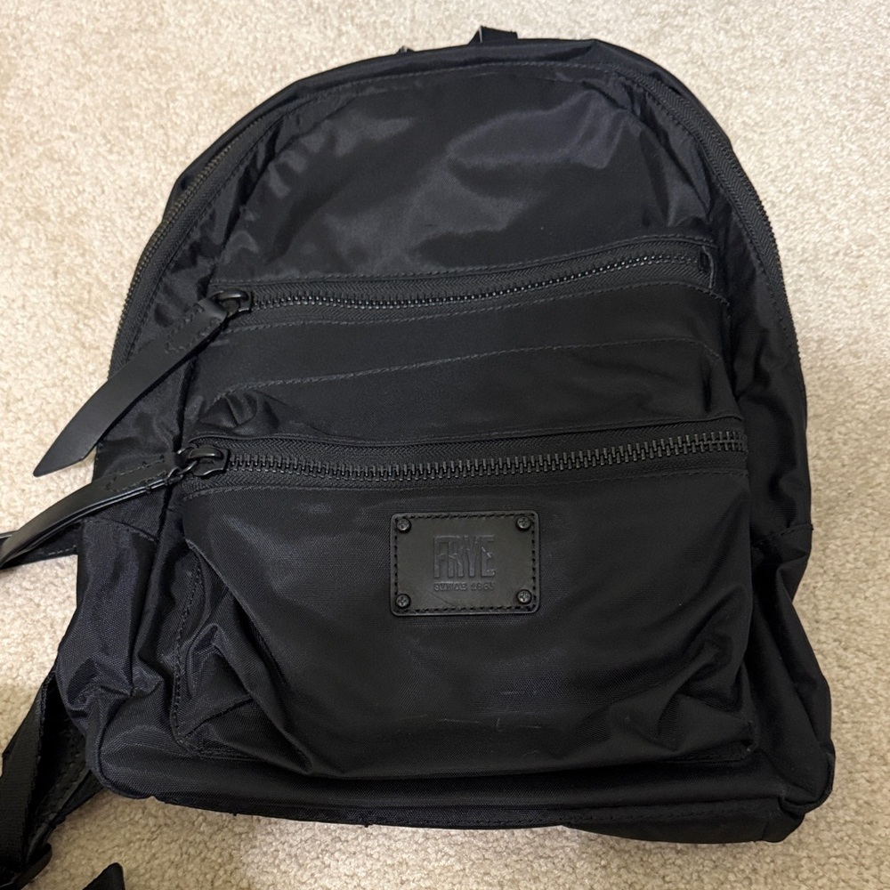 Frye Black Backpack